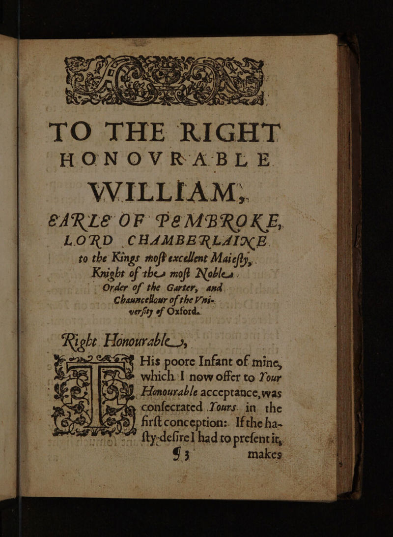 HONOVRABLE VVILLIAM, LORD CHAMBERLAIXE. to the Kings moff excellent Maicfty, . Knight of thes moft Nobles. | Order of the Garter, and. Channcellaur of the V nic. verfity of Oxford. == His poore Infant of mine, EXO which‘! now offer to Your CS. Honourable acceptance, was teem confecrated Yours. in the ig 2) firft conception:. Ifthe ha- q 3 makes os wd * i ‘ J se a OE OT ee ch Se ere ge Sa ye a NT ae NT RLY IS ape = rename en ater Piteren geen taro s- ay SS = z = : — - SSS Me See “Stal 2 a _ fat s = 3 ee RS Tek tk ee PRPS or thc vende a ee Rd = — = aoe Loree Sy) eee Sets