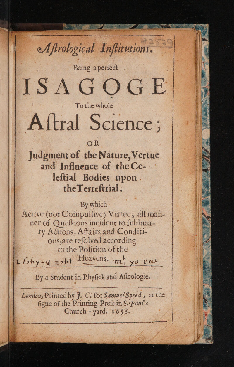 a RL ea RO NR RA cae SAN aR A i SE a ER Hal APT Con SER a acta ch SRE Being a perfect Tothe whole OR theTerreftrial. By which Church - yard. 1658. Car a