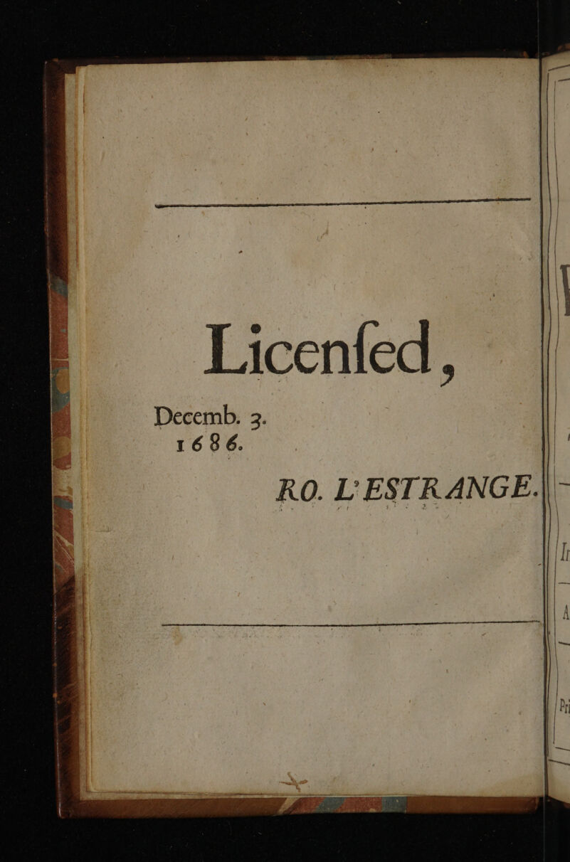 Licenfed, Decemb. 3. 1636.