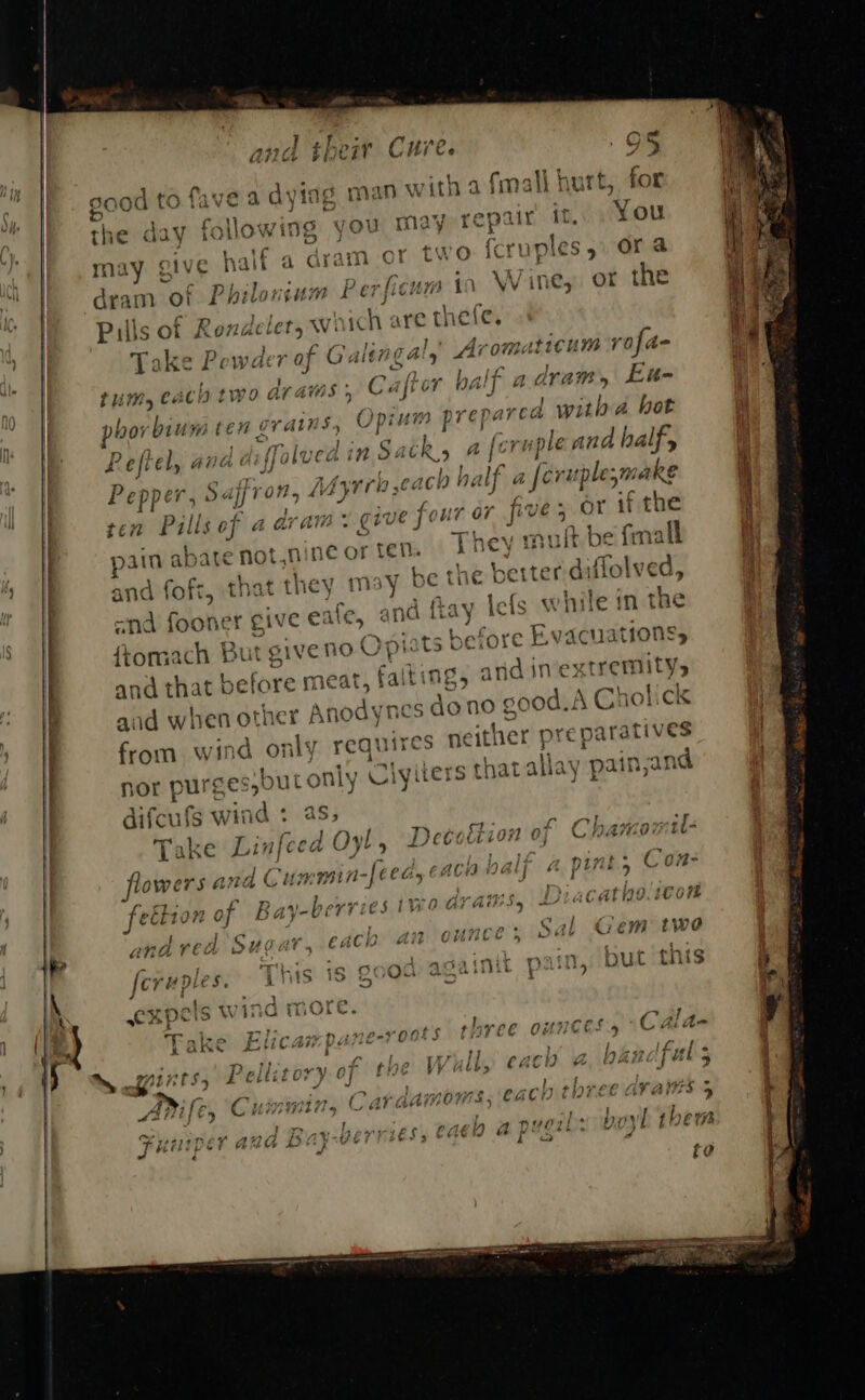  ea Or a GAA la the day following mM: LY £ dram of Philo Ve half a GQi« phor bit LU and fofe, 1 “nd fooner i and that t before mea atid when other Anc rs ah wind only 1 nor purges,0u dif routs wind f J lowers ana © is tion of - vofa- Eu- reps ared wit ey hot ple sal Al) 4) 1 AYAR 2» iat the cits id all andinie ataeeN bea 5 do yno Sood d.A Cho! neithe r ne pach tied t alla ay painjan ind nas f ° »APpuei. i, «= 