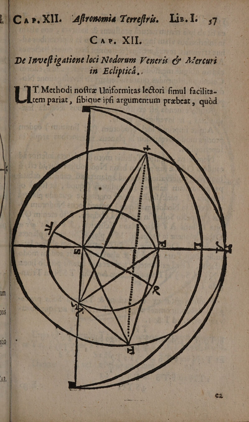 Cav. XII. De Inve[H igatione loci Nidirais Veneris e Aevrcuri — | in Eclipticá,. | M. ] | | l s ag ! ' l 'J T Methodi no(trz Uniformitas le&amp;ori fimul facilita- tem pariat , fibique ipfi argumentum prabeat , quód