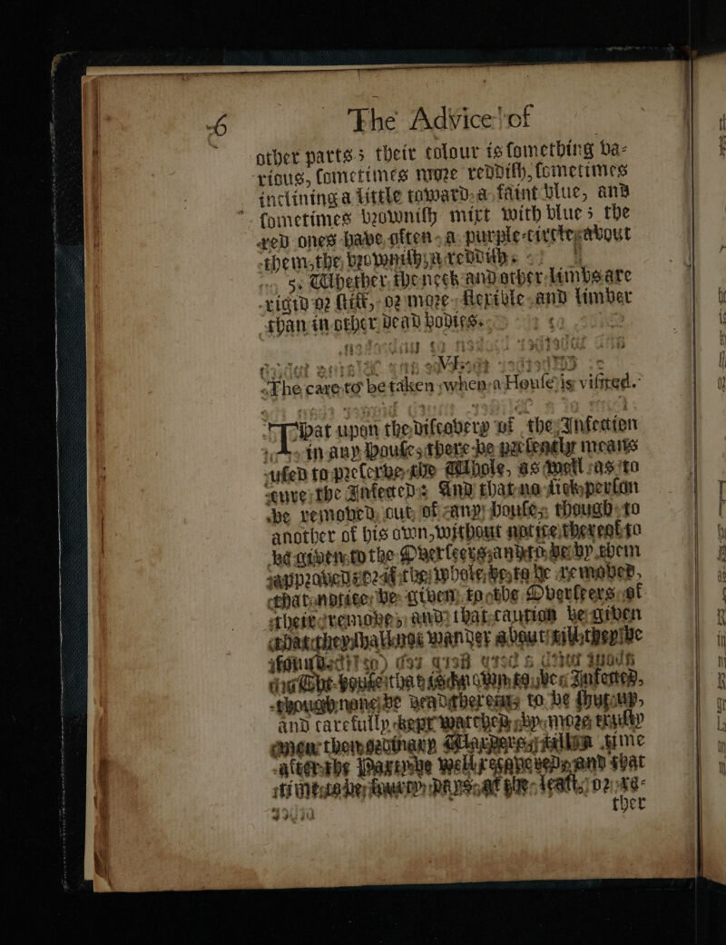 nclining a ttle toward. a faint blue, ans ifs — —— vwep a Houſe is viſitec. be vemoved out, of Any Doules, though to another of bis awn, without notite thereof to vᷣe giben to the Overſeersza nb be by chem auprovedateddithe whole Peta Ye aemaver, cehatanpiicey be given tp othe Dverfrers at ſheir remobe, and that caution be given er haluot wander absut ciblthey ve Fnn e is vod &amp; CMT Ipods dig Gobe-bquaeithe hasan CWI tg ube d ZnfereD, -pgouadnangbe Beadtbereias to be ggut up· and carefully bepe watches php. ned eritty amen thensevinany Haupersstllem ine -atieraby Parerbe WellcecanceePn and sat fF Oita MEO DANS at Hen teat.) 0? i g ther ee r @3ti2U