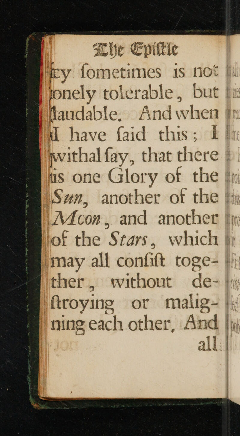 : Ue Enittic jicy fometimes is not i faudal ble, And when pwithal fay, that ther ‘Mroying or ne | —