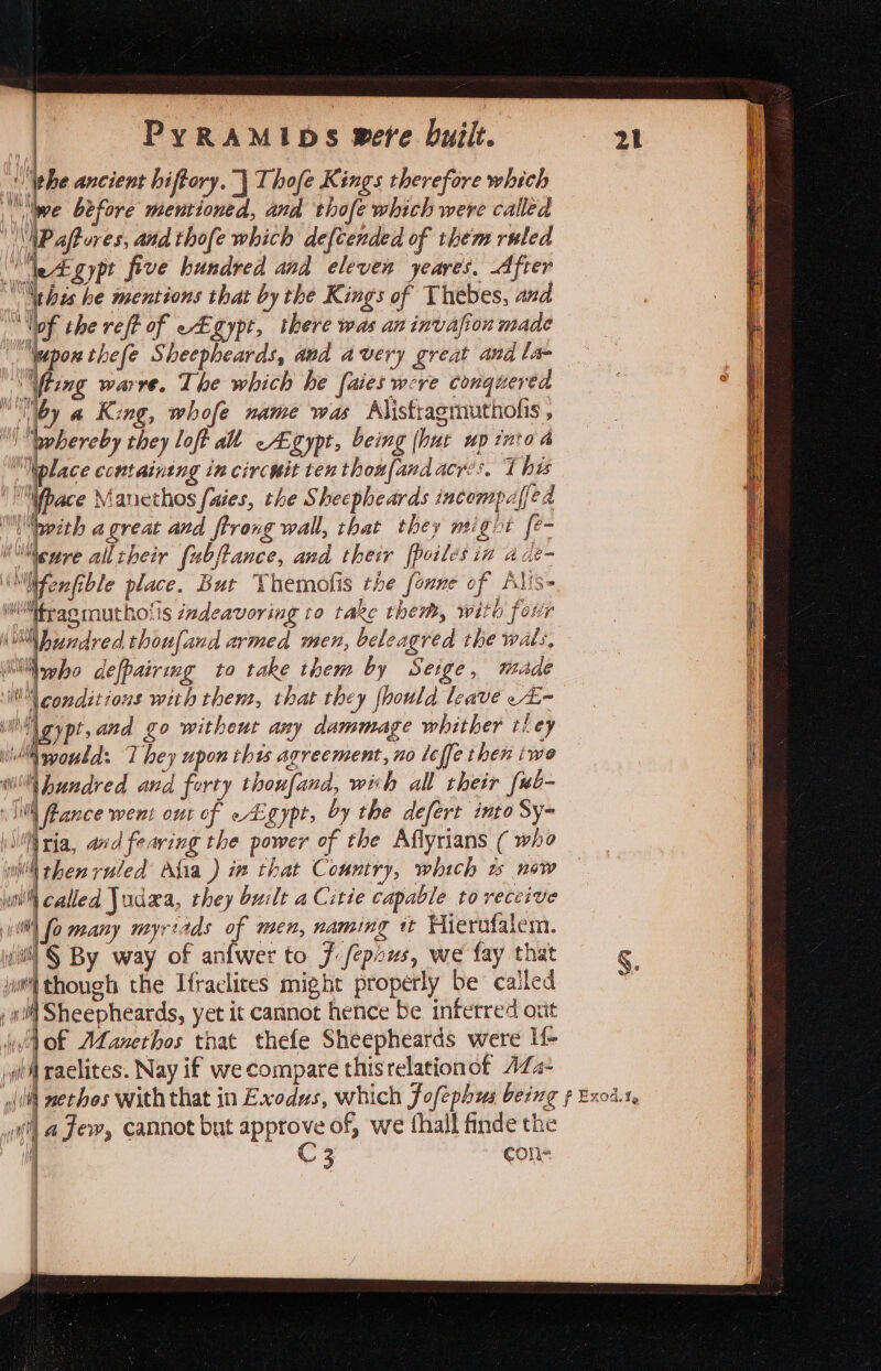 i ithe ancient hiftory.”| Thofe Kings therefore which Ap ¥ e ¥ ; y “eure alltheir fubjtance, and their {poiles ia ace- | a Jew, cannot but approve of, we hall finde the 1 C3 con-