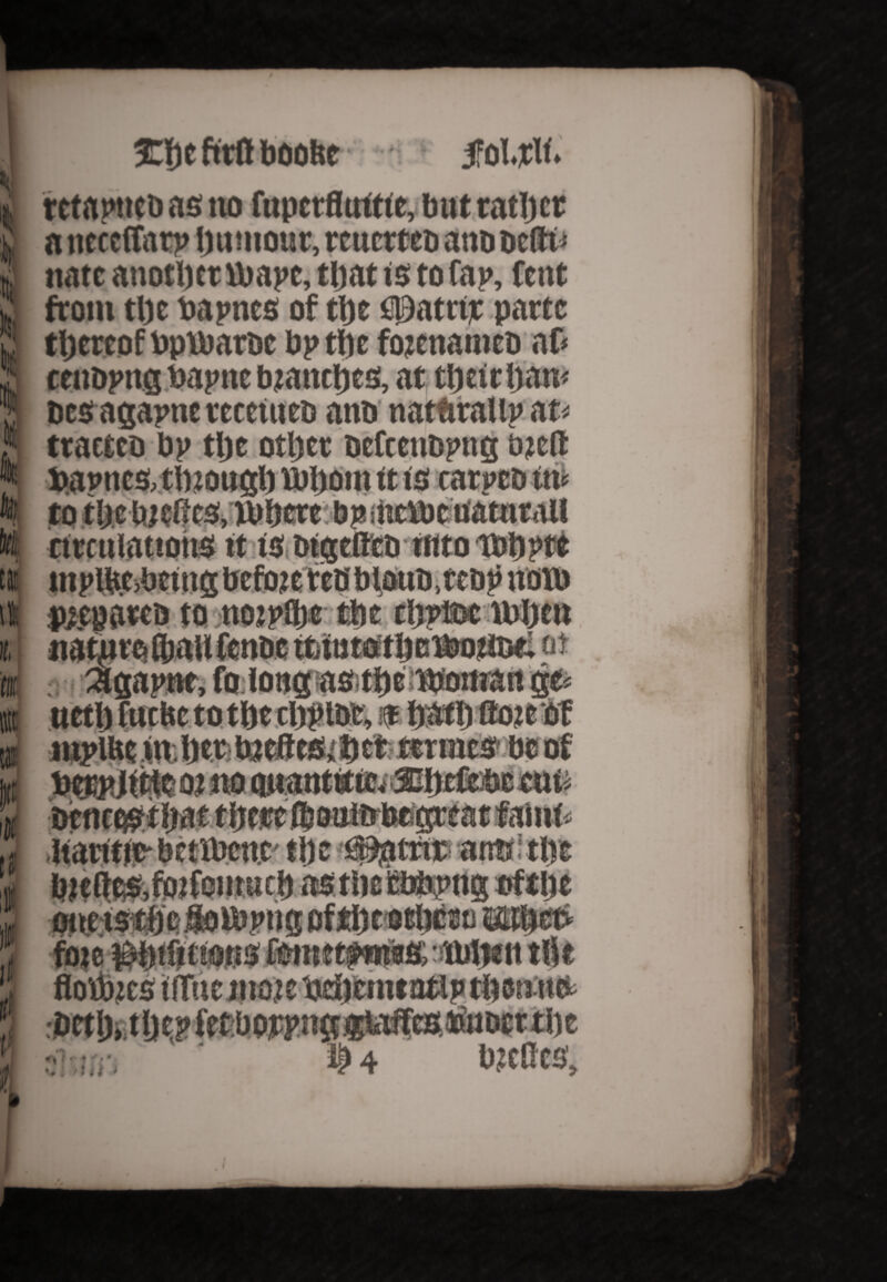 3Ct)e fitfl boohc ■T r *+4 *' jfolrli. t ttawico as tio fupcrfluitte, but rather a ncccffarp burnout, reuctteo ano ocftt' natc another Vbapc, that is to fap, Cent from the bapncs of ttjc filDatnr parte thereof bpibaroe bp the fomiamco af< cenbpng bapne branches, at thetrhan< bcs agapne tecetueo ano natftraliv au ttaccco bp tlje other befcenbpng bjcft baftics, through tbhoin it is carpeo m to the twcftes, Where: bp ihcibc uatarall ctrcuiattotts it is wge&eo into Tbhpt* mplhe,being befote tea blottb.rcop non) prepares to noiphie the dliPtoc ibhen nature, (haUfenoettiutOEthcibotititl ot * gapne, fetongasi uetb fucfce to the ciiptoc, f hath flote of ll4 haritfe bettbenc' th e «$tetfi» anti! the foie ^htfttsotis ftmet^nras; 'tbben the flotiues iffueinoje behemt ntip tftorttufc heth.thepfecboppnggtoffesainoetthe If> 4 bjcBcs,