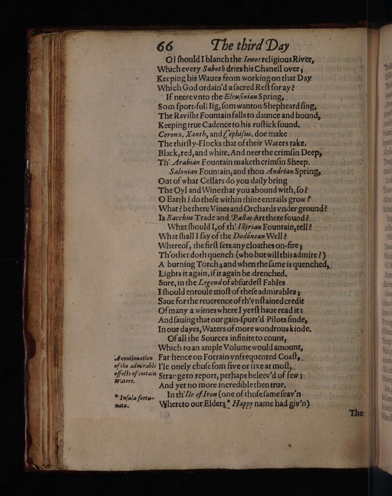 seas The shird Day effects of certain Stran Waters. *Infule fortue. BALE. quenched, SAO ne a ee,