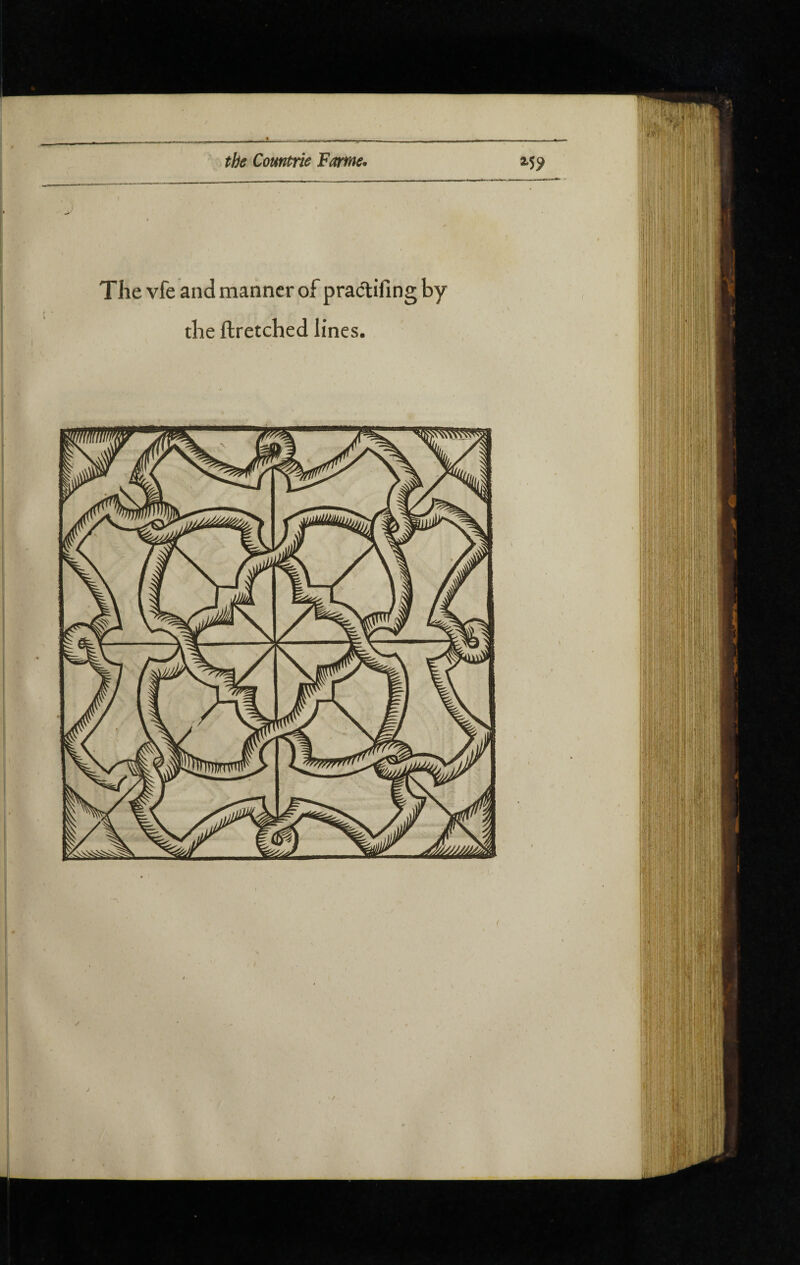 The vfe and manner of pradlifing by the ftretched lines. f