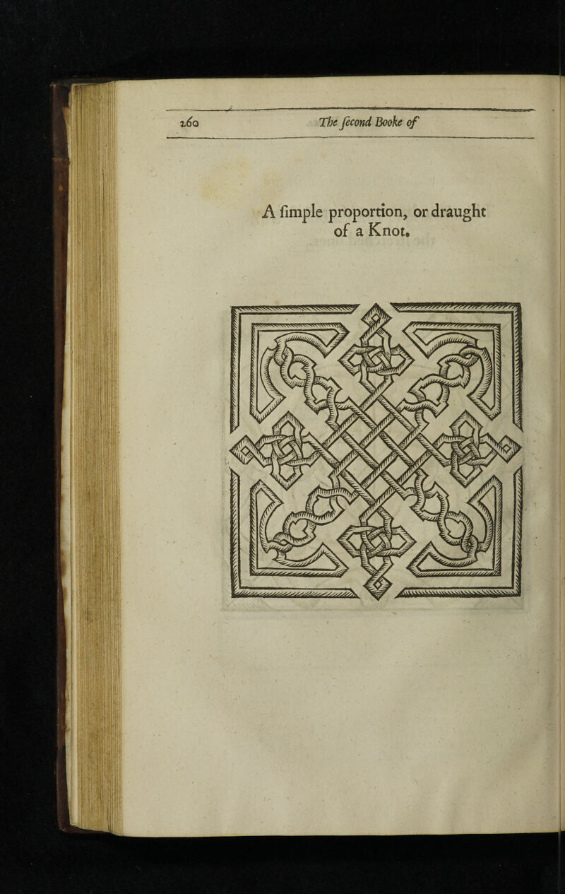 A fimple proportion, or draught of a Knot, <r