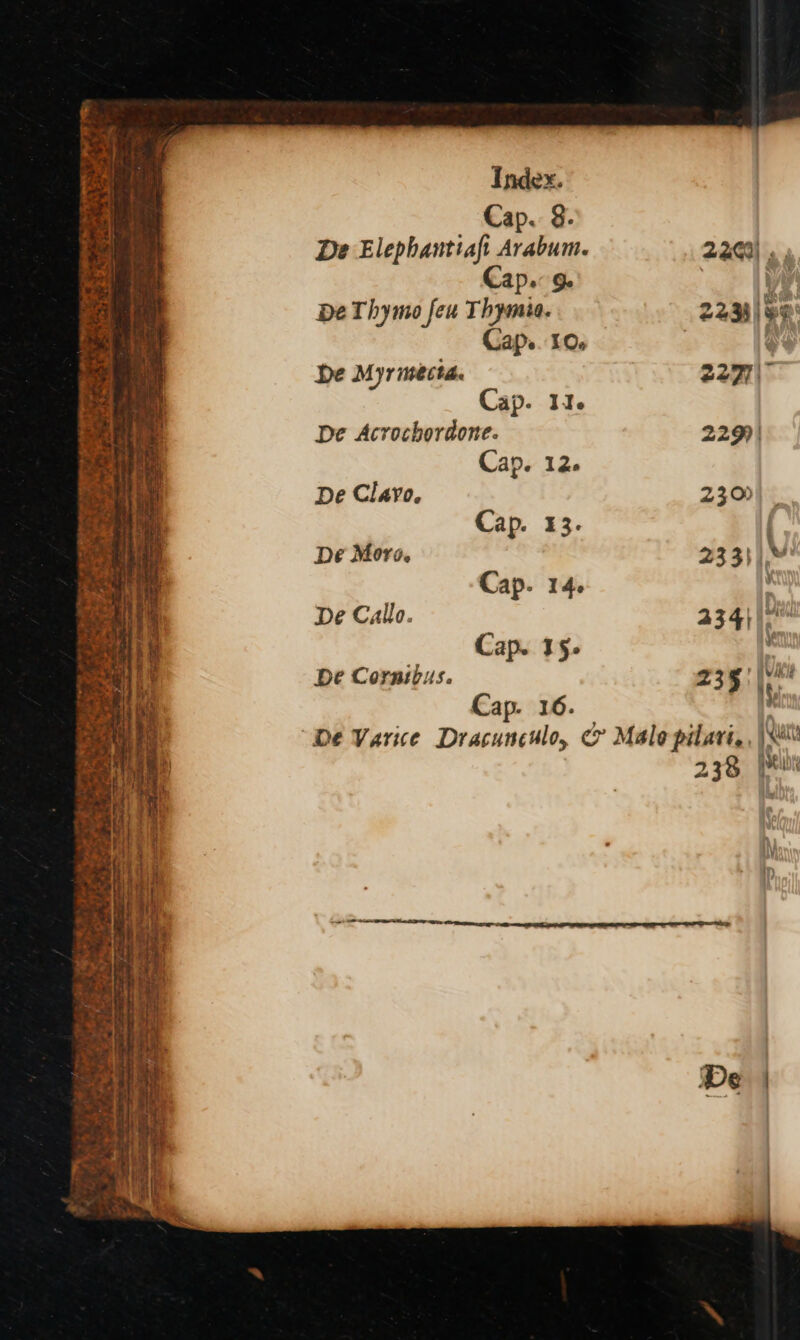 Sx, ee =. ay a . eee in hele My, HF NTE HE ee weet RE ere ee ee — We, . - s 4 Voi 2 =, ‘ w~ A 4 * . RS ke a. iF he , c ee a 7 ’ man - . At 3 Ae 2 - ‘ ee Tr. ee at oe eae i. +4 , Pens aa io Sel ait Index. Cap. $. De Elephantiaft Arabum. 22001. , Cap. 9. yh De Thymo feu Thymia. 2238) $3 Caps. 10. / De Myrmecta. 227T\” Cap. 11. De Acrochordone. 229) | Cap. 12. De Clavo. 230 Cap. 43. | De Moro. 2335). Cap. 14. Dé Callo. 234) vist Cap. 15. De Cornivus. 235) I f Cap. 16. y 238 ui