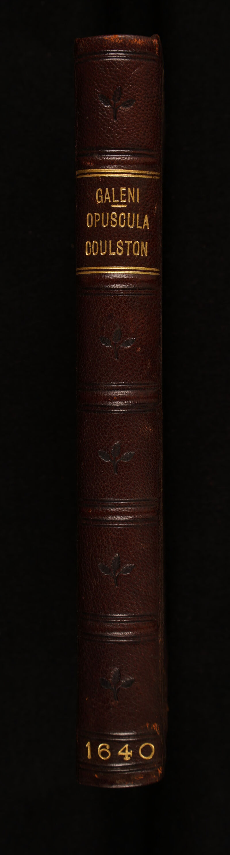GALENI OPUSCULA COULSTON .1 VjwWiVi ■ A • ‘ «■{.•**.*&***■ k \ *•■ -KS®&£’V' ’ ^s*s.-s2:* •raSfiBfi?’* ■ ,« 1 6 4 O