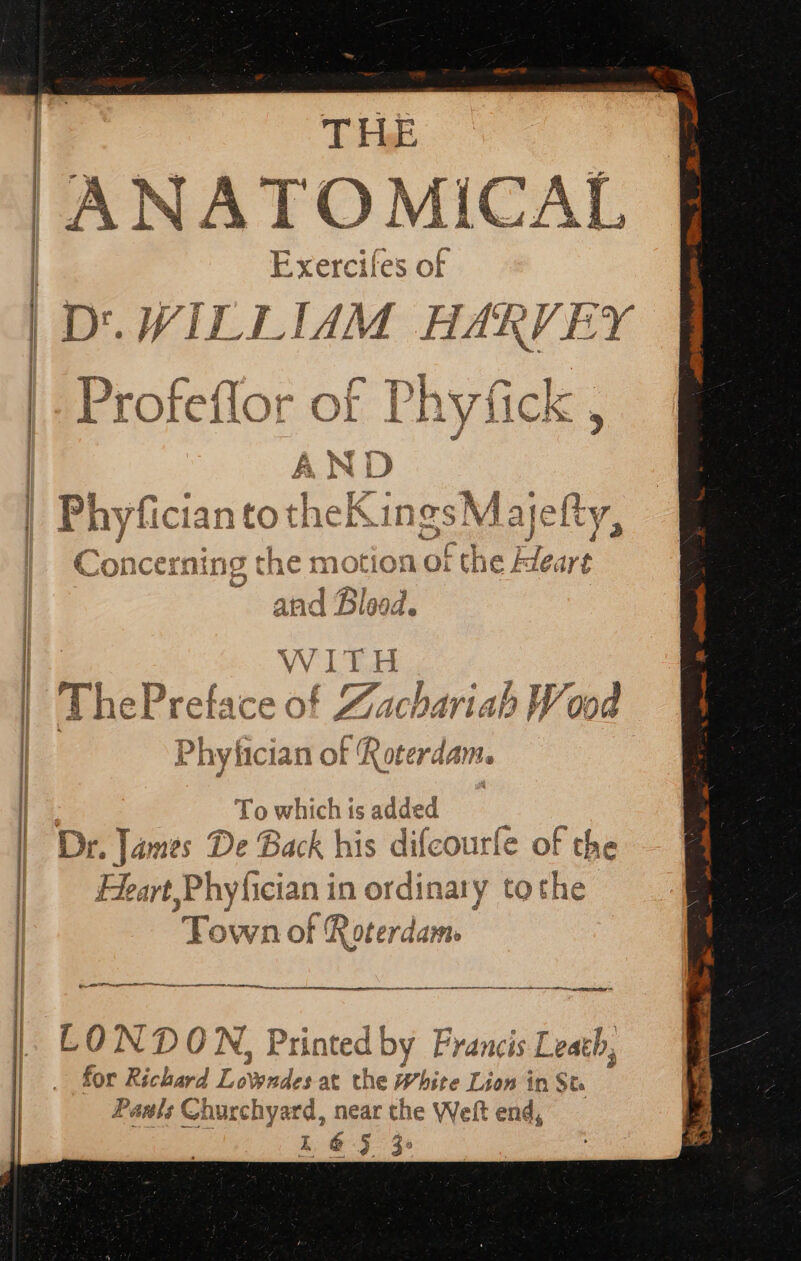 ALC A ce Se Dr. James D ee LO? (D To Ww ON THE Exet erciíe os Of A eK VV I É I W od n of Roterdame — T M Bt A Ó Printed by Francis Leath, 1635