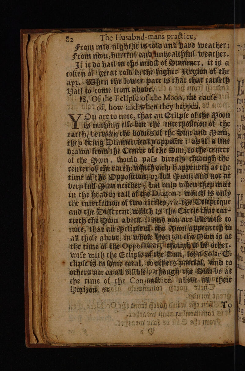 PTE From miwiighedeioroly and Dara toearher: From mon Huccink oa hnbealehtul weather. token Sb geent rolb herbe higher Royton ef che {ail to come from abode) 6 tou Mar sce) #8, Of the Eclipfé ofehe Moony thé caufe? “107. 68, how andswhen they happew, $6 1 .7 Ou are to note, Hat an Eclipte ofthe Moot earth; herwan the bonitent theron ai oon, ehrn Being totamercieal poppotire +) aelif: a itne G, ie oe Cree % 1 Haye 4 MOM EhOLR TUONHOD Eye, Se. BS alt genet ae eo Teeree resi digchte MGiSs KvSme etsy tae Gu, l i , |