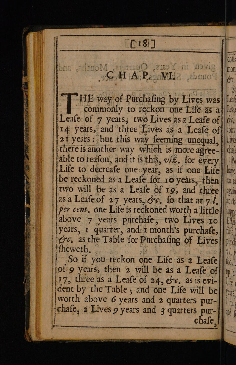 ; é Bi ‘ Riecin commonly to reckon one Lifé asa able to reafon, and it is this, zz. for every