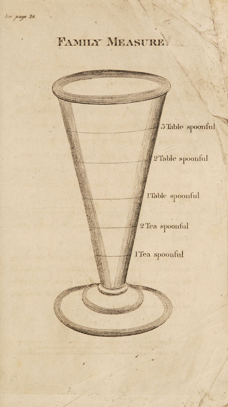 See 24. \ \ liX: * \ 3'; ^ C' , SK W iy, si> liable sp non I u 1 ‘ I . V.f i ]\<r. ‘X X ■ - X 19.. * • o Table spoonful ■- i 2 Table spoonful 2 Tea spoon! ul ITea spoonful j / h ~ &