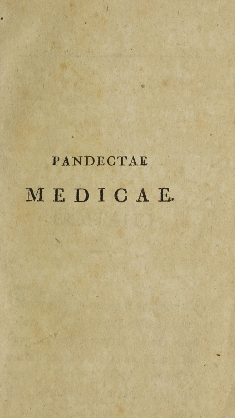 PANDECTAE MEDICAE