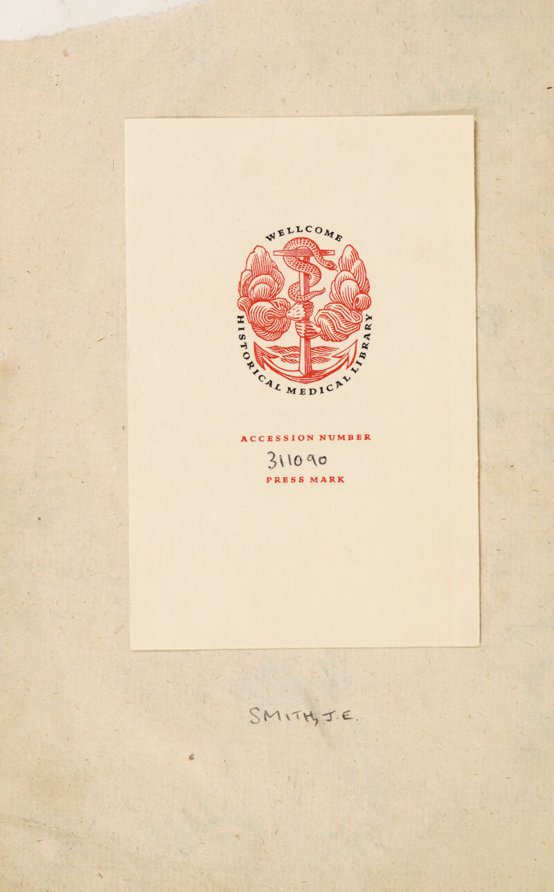 > \ Af EDl^^ ACCESSION NUMBER ?,\\6^o PRESS MARK •.'v, ' , . ,( . ' - , SH C-. - r v n , ■ ,\