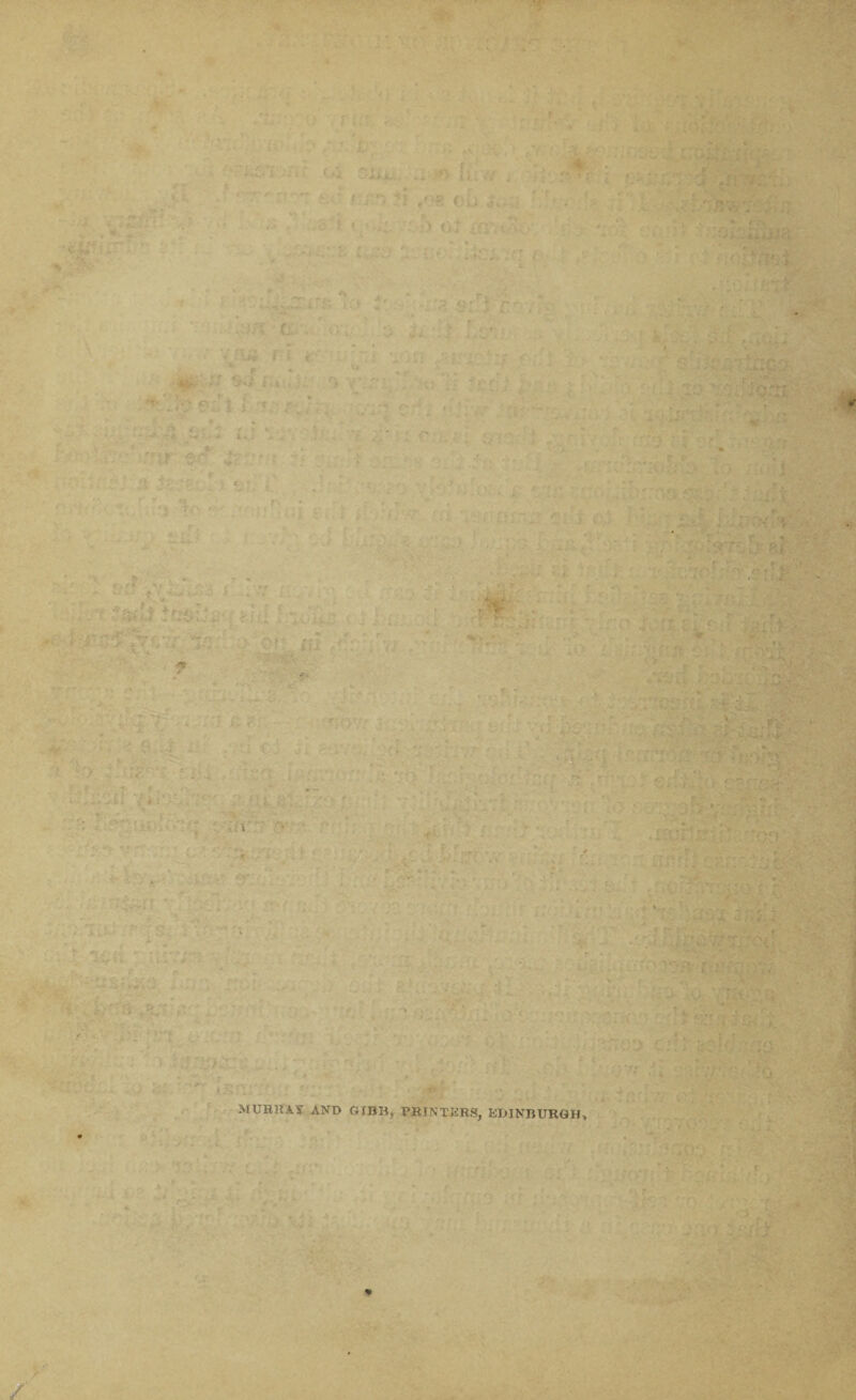 MUHUAY AND GIBB, PRINTKKS, EDINBURGH, %