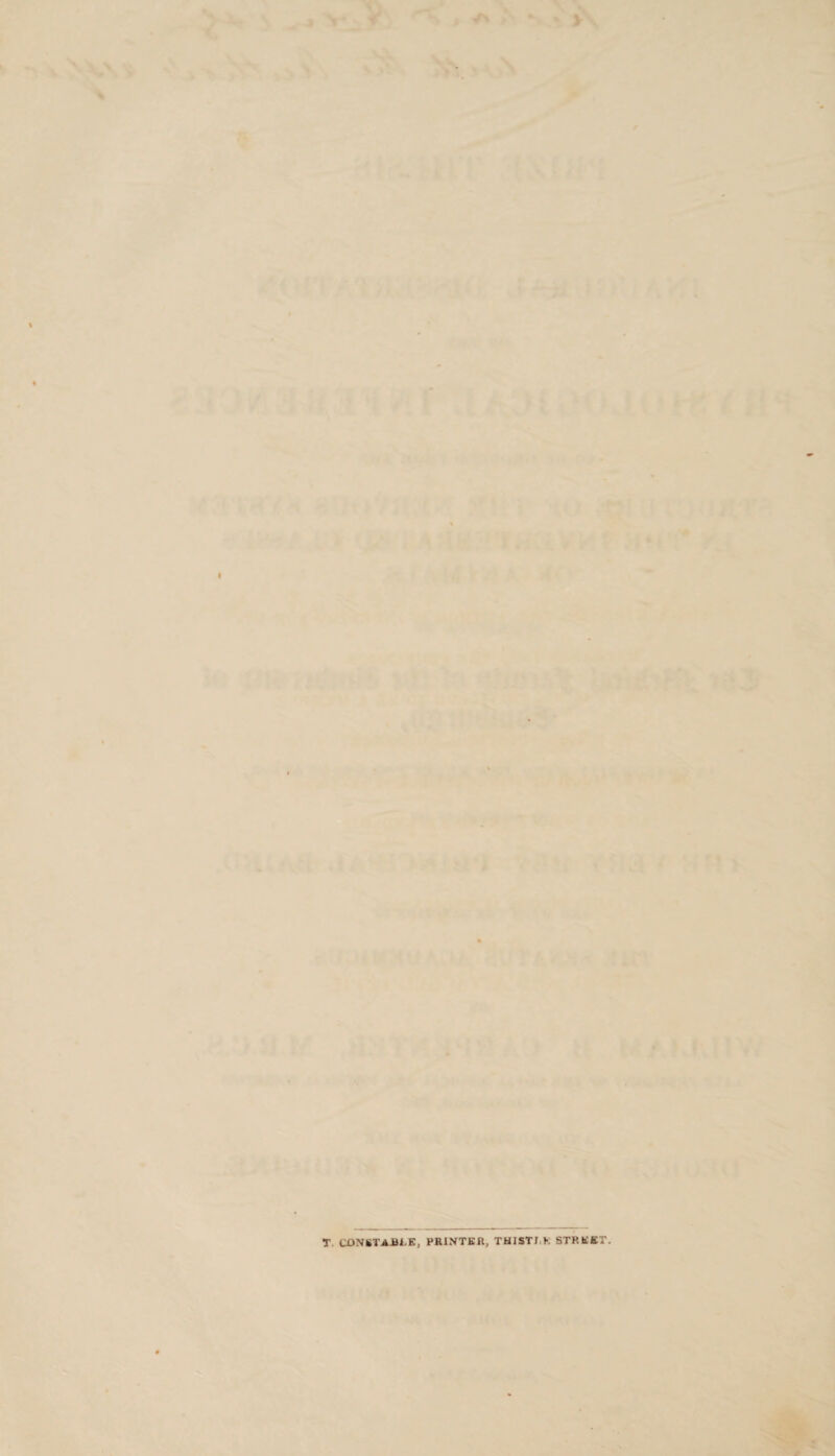 T CONSTA-BLE, PRINTER, THISTLE STREE