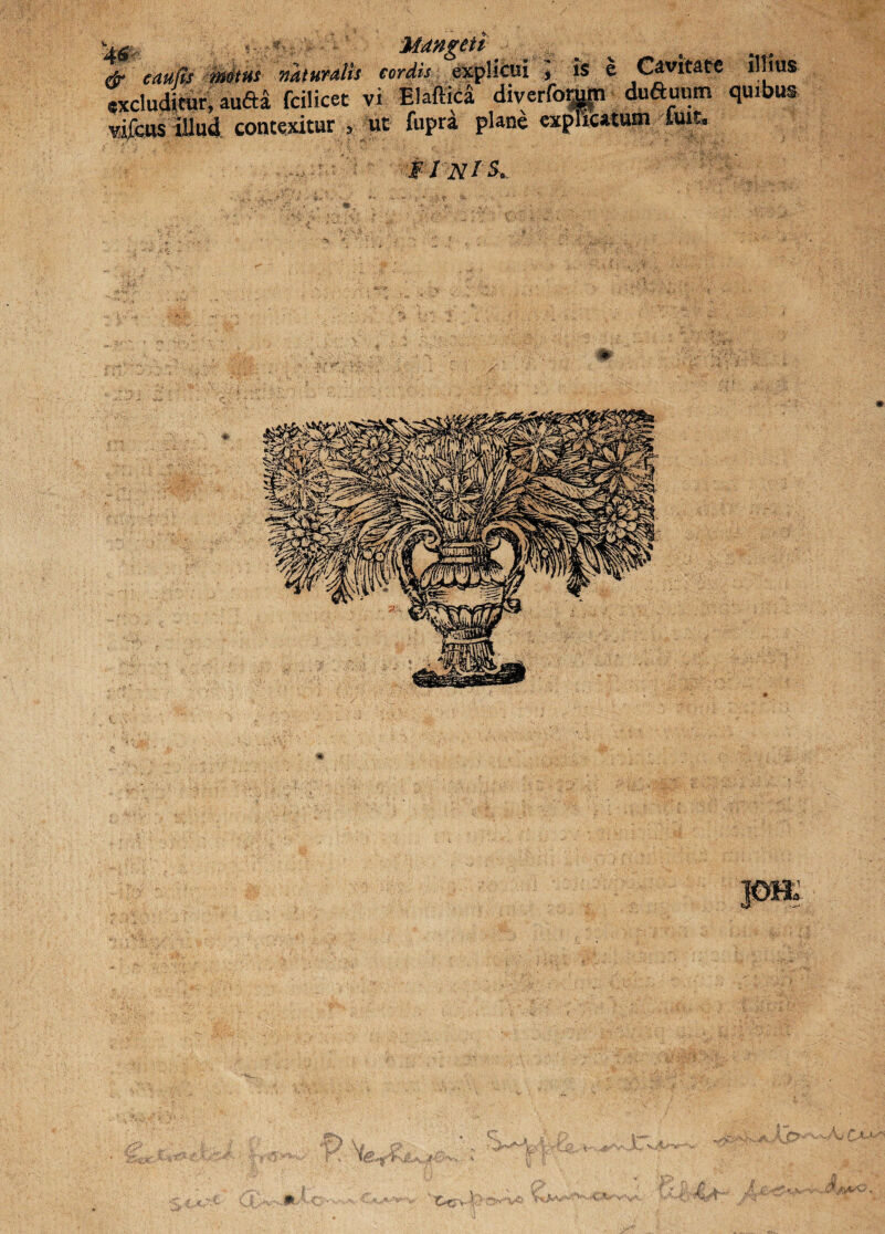 <fo eaufis matus naturalis cordis explicui * is e Cavitate excluditur, au&a fcilicet vi Elaftica divcrfomm du&uum vifeus illud contexitur , ut fupra plane explicatum luit. i 1 A7/S. 1e>