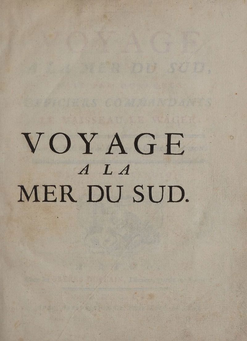 VOYAGE. MER DU SUD.