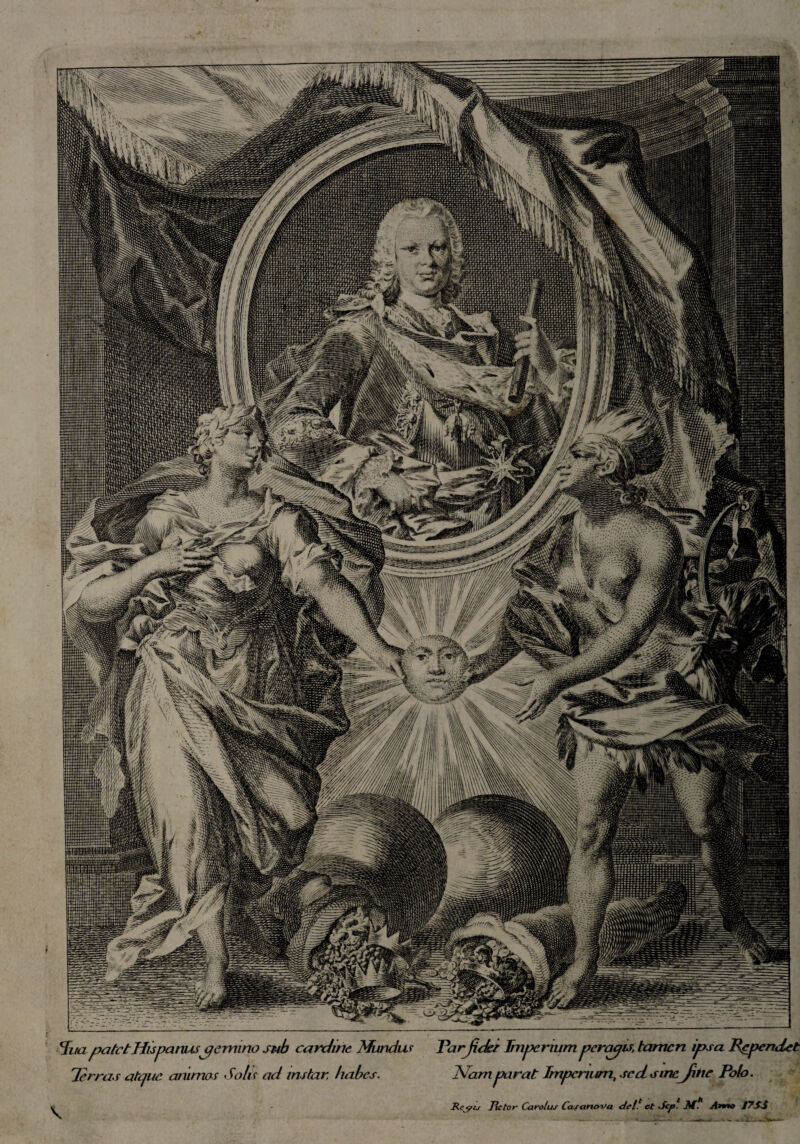 \ f f i =%japatet JlújKirvAspemino jtS cardine JS^mdus Parjidec Tmperiumpercis, tamen ipsa Impendet Terras atejue animas Solis ad instar, habes. TJamparat Jrnpcrium, scdsme Jitie Polo. IRcj^Lf JXetot* Ctirotuj- Caifartova et Scj9. Jll^ Áteme M7SS