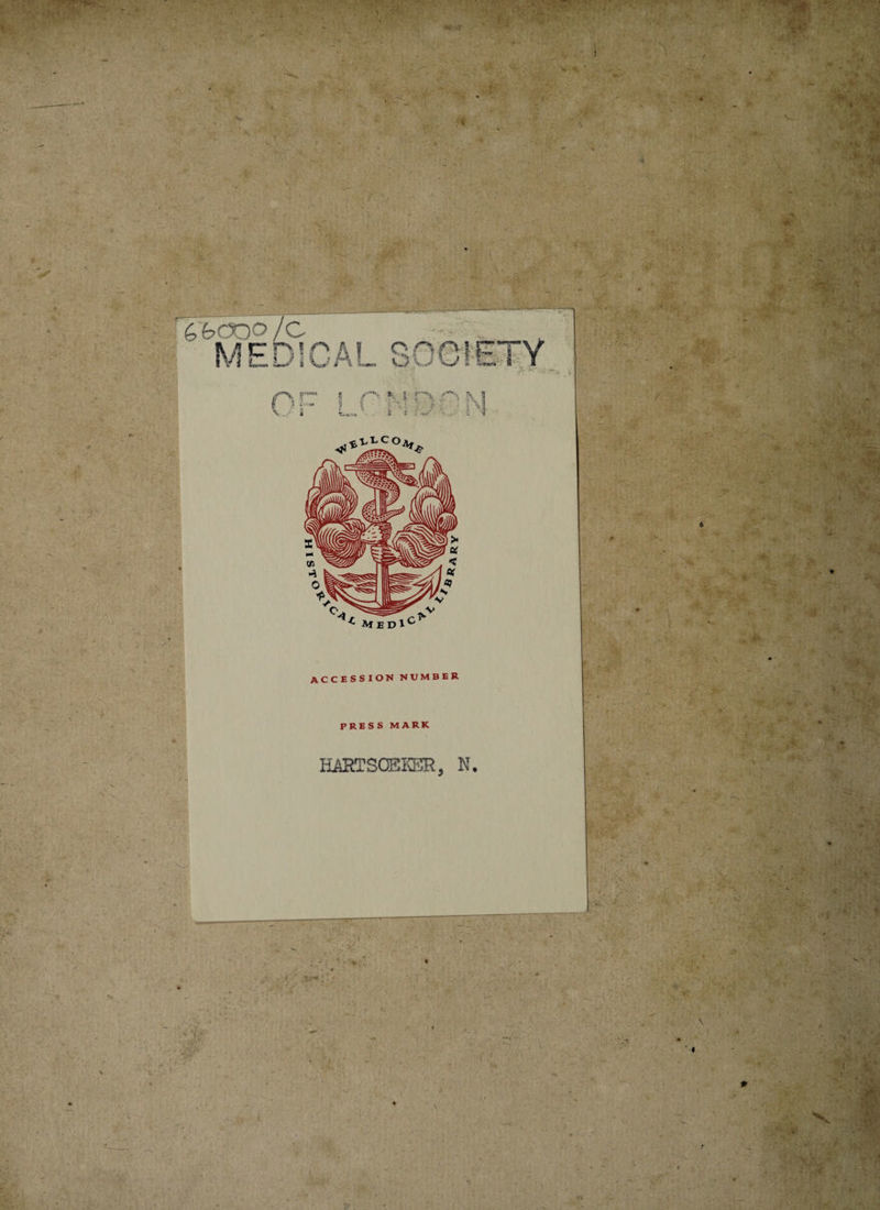 ' ■ - . . _ HbCXiO/ O MEDICAL SOCIETY a r- ! r&gt; &amp; i k i v/r L* i'î ,/ . il ^-LCQ Aj ^ MEDlC^ accession number PRE S S MARK HARTSGEKER, N.