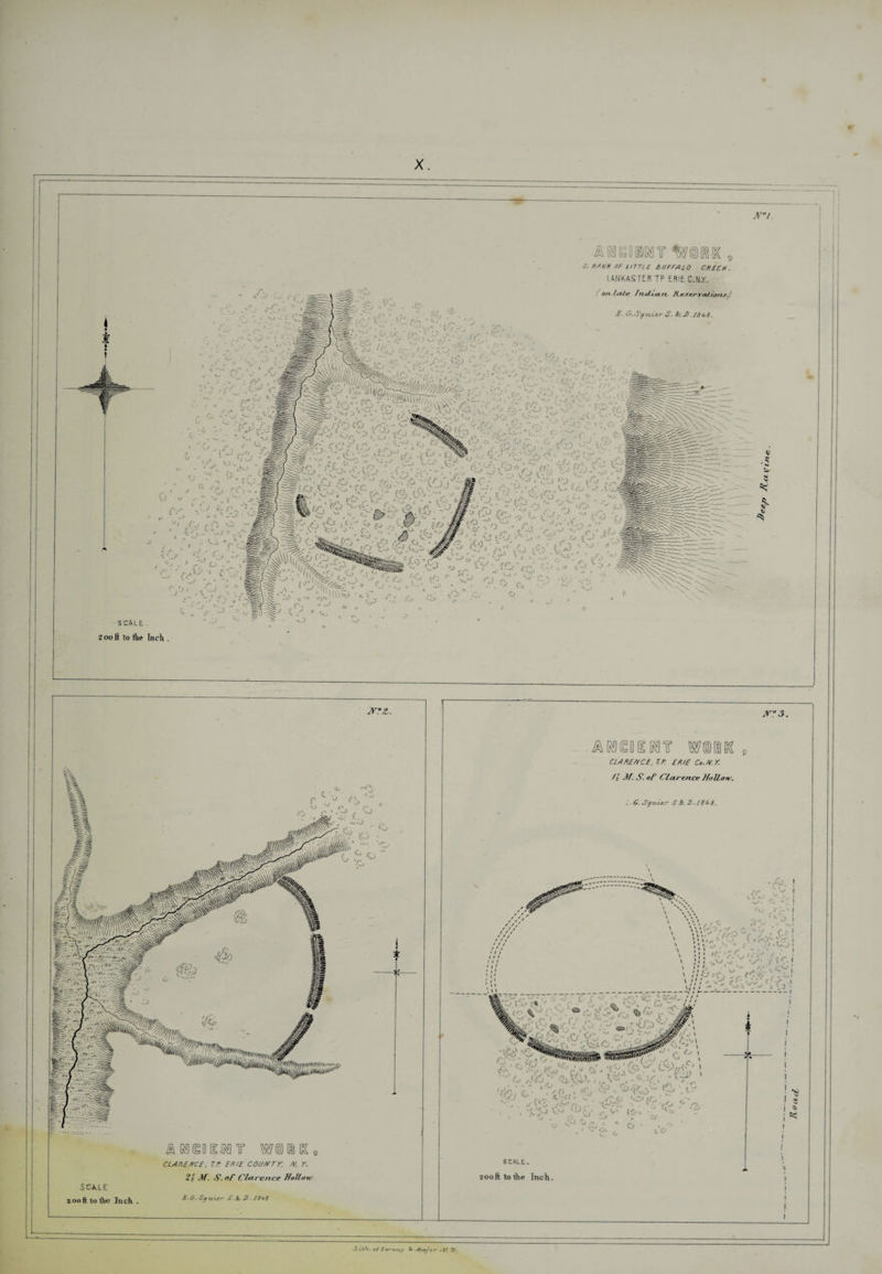 X N't meqimt 0 s. faux of uttl£ Buffalo creek. LANKASTER TP ERIE C.N.Y. 2oofi to the Inch . i I 8 &amp; r.r. Erie county, n, r. 2{ M. .S’, of Cla.re.rtce Hollot CLARENCE SCALE aoo R to tlie Inch £ &amp;. Sqrtit^r S.&amp;. D ■ 18&lt;t8 oV°3. .AMU NIT WmKL 9 CLARENCE, T.P. ERIE Co. N Y. !1 M. S. of Clarence HoUotv. J - G. Spicier S 2c. D.I8*t8. I i R oud