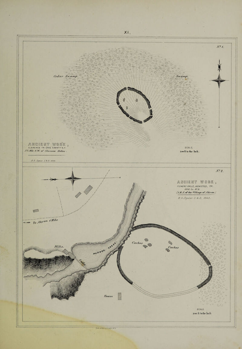 Cedar &lt;5V J?.&amp;. Sju.ht' S-%.2' f866- J&amp;» *•• •• C* A •v. t&amp;.' o:'c,.sp.-/ - ,/=r ., - : ’ -.&lt; *■ • •• • &gt;'■!'::■■#* -» DH'KQT MOM 5 CLARENCE TP. ERIE COUNTY N.Y. //'z MU. S. HZ of Cfxj'c/ire IfoUow . y? /. y?z. ^caeoi kht W@G8K rp. ns HERS EH US, HE NESTED , ERIE Co. JIT. !t. f t M S', of the Village of. t kvorc ) SCALE. zoo ft to the Inch E.&amp;.3^u.ver S. Sc D. /848. SCALL