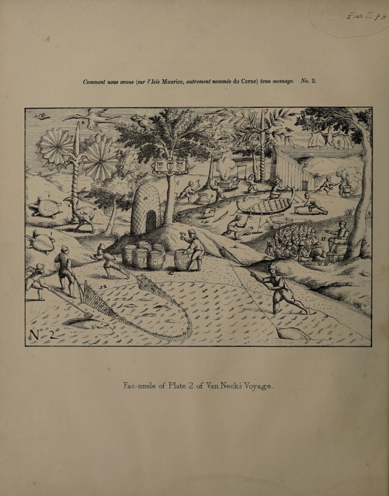 jpuwe JJ. J3 y. Comment nous avons (sur I'Isle Maurice, autrement nommee do Cerne) tenu mesnage. No. 2.
