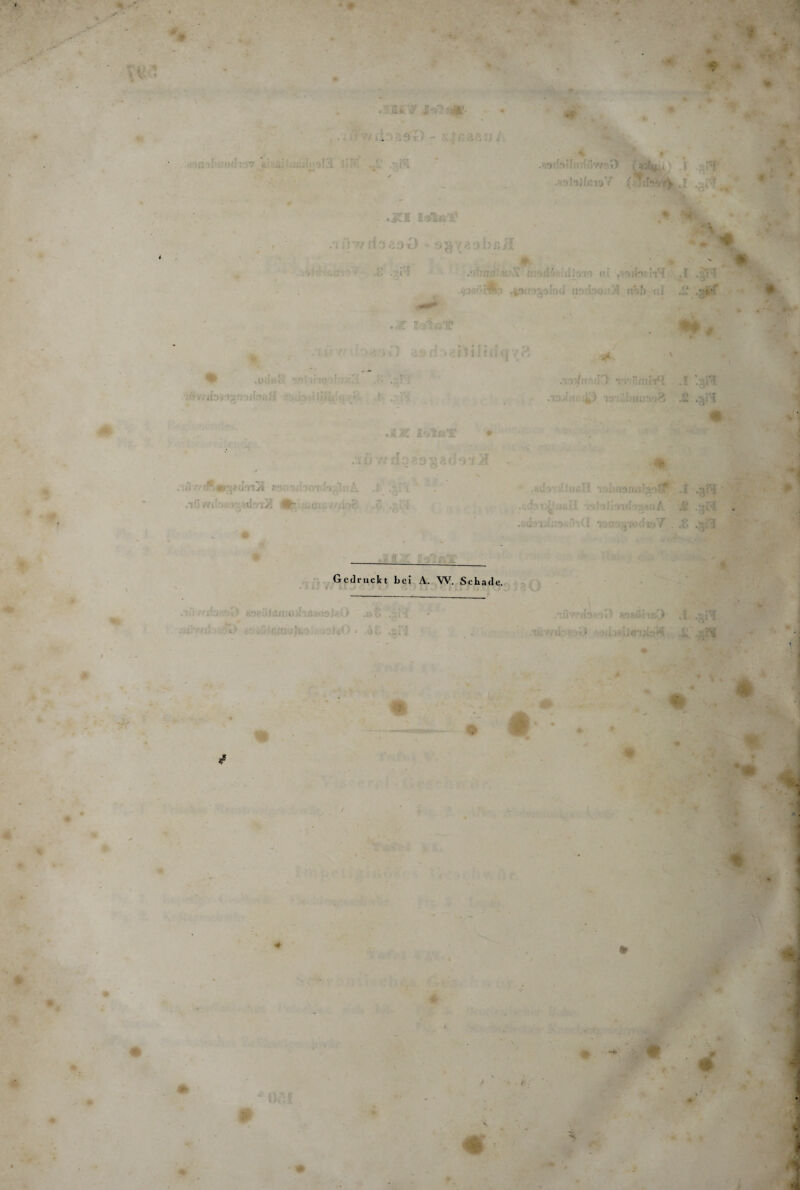 '* ian, ■nyi ?r d' i Gedruckt Lei A. W. Schade. \ f I ■* • • *: ft i | . <4