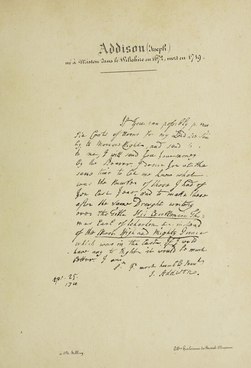 / ^ 111 V 'f ^ /sr ^7iu-i^iri-j ^ /£/0^ ye-uA A /H-it-y f y(9^ f^u^i—MtJ-, 0-j /L>- ^ Icf^'tL ^ ^ ^ 7y~:^a^jL yéë Çy/^L J & rfi fi^ ya^y^ -Mcnn-^ ^A^ey y: 4f iC-‘>^ ' y/7^ Tt'^ ^ /n^ /Jto^/-^ j^/7, yyf-H £ 4'//V . icUrJ- /t/^ ^ /S-f^Wr / / yP >L. jyu, ix üTfy- S\^î4ln^ ■ iViClu»^ dit t)3f.ai.»(i ‘'Tït’iiOftnu.