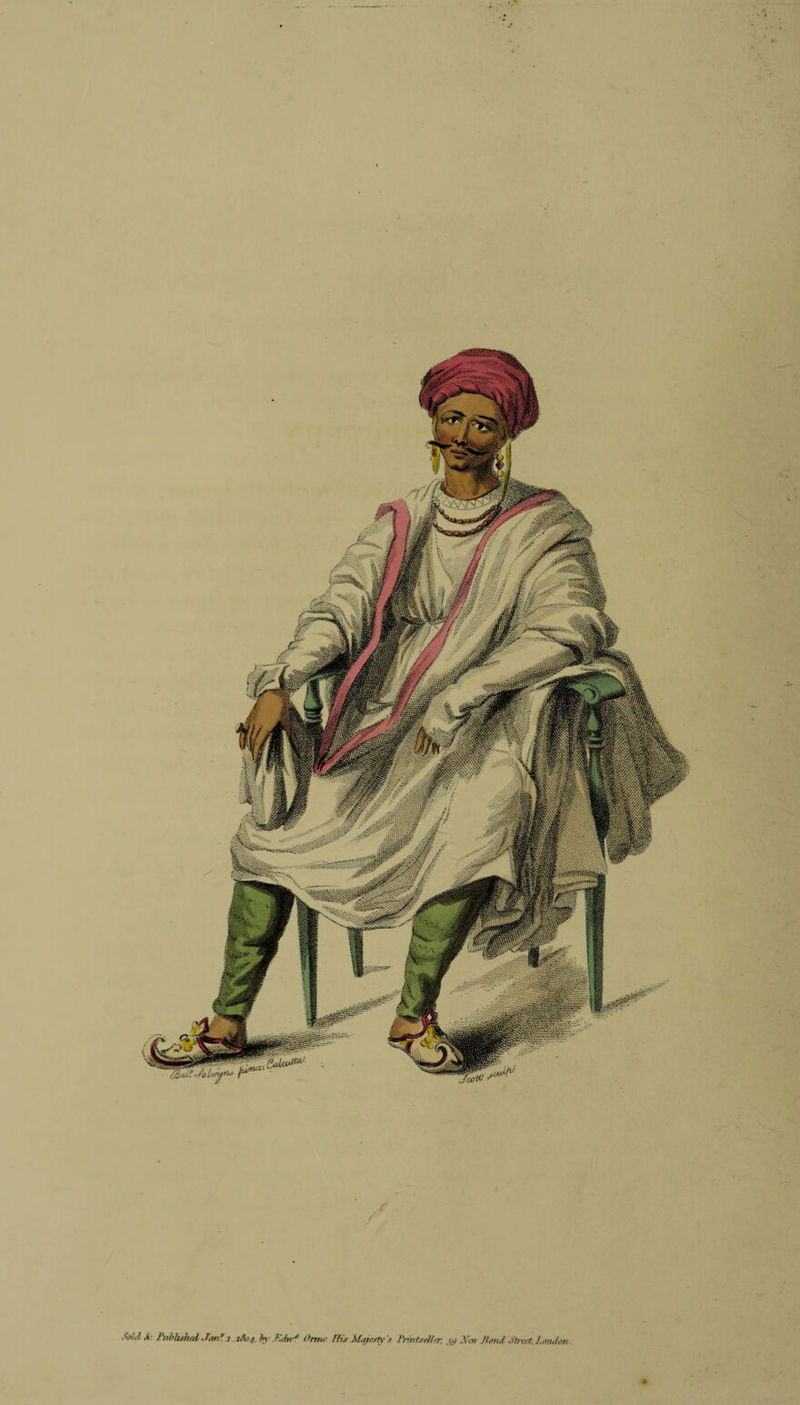 fûld At Published Janr j 1^4. hy f'.tiwf Orme His Majesty's Ptvitsel/er. yy New Pond Street,, London.