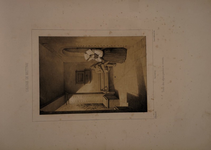 COLONIE DE METTRAY Tronc des objets perdus et trouves