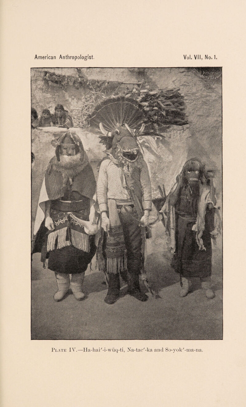 Plate IV.—Ha-haP-i-wiiq-ti, Na-tac'-ka and So-yok/-ina-na