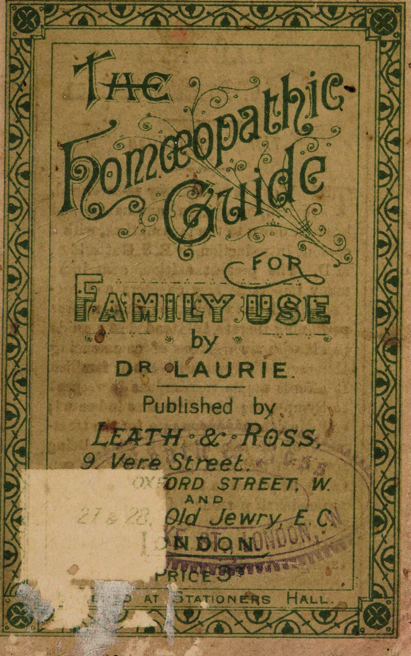 <» T- * t>y * D R ®L A U R I E. % 5- Published by. * ;, ,; x M ORD STREET, W. AND ifi Ife flffiwgS&a': | - ^ w_ t 3 at jTATioNt^s Hall. . -- •