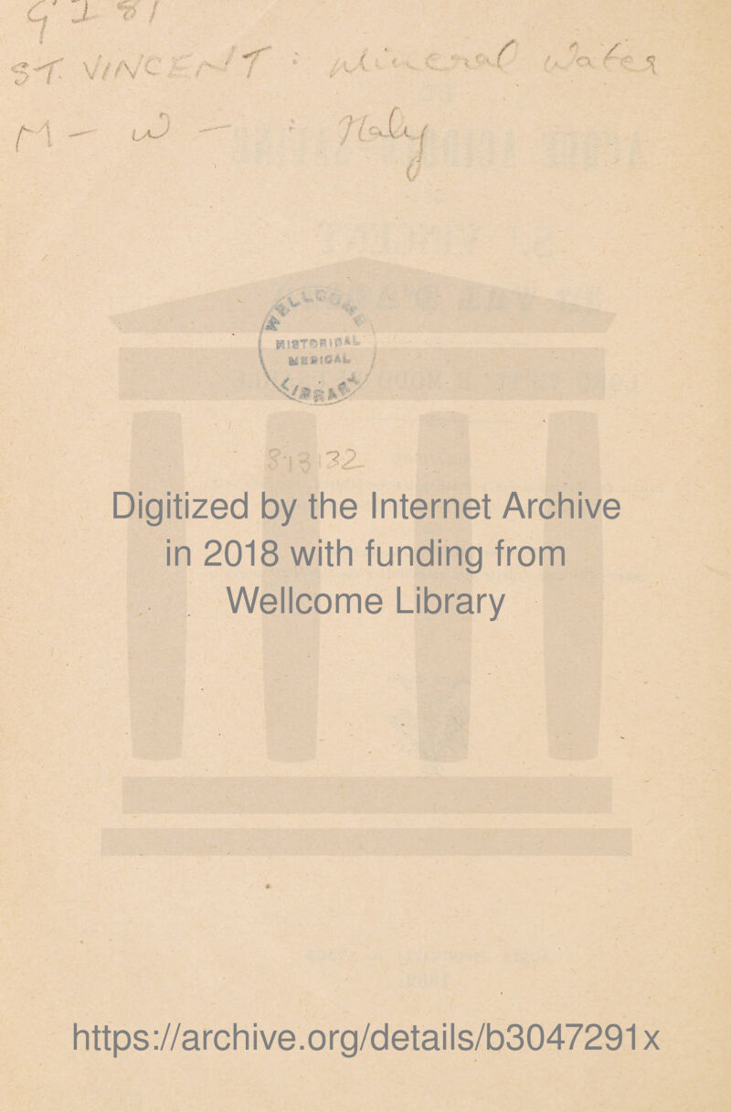 vV /v ; Vi- -V ck r-(-- v • •' i r istori \ mhsicaì» / Digitized by thè Internet Archive in 2018 with funding from Wellcome Library https://archive.org/details/b3047291x