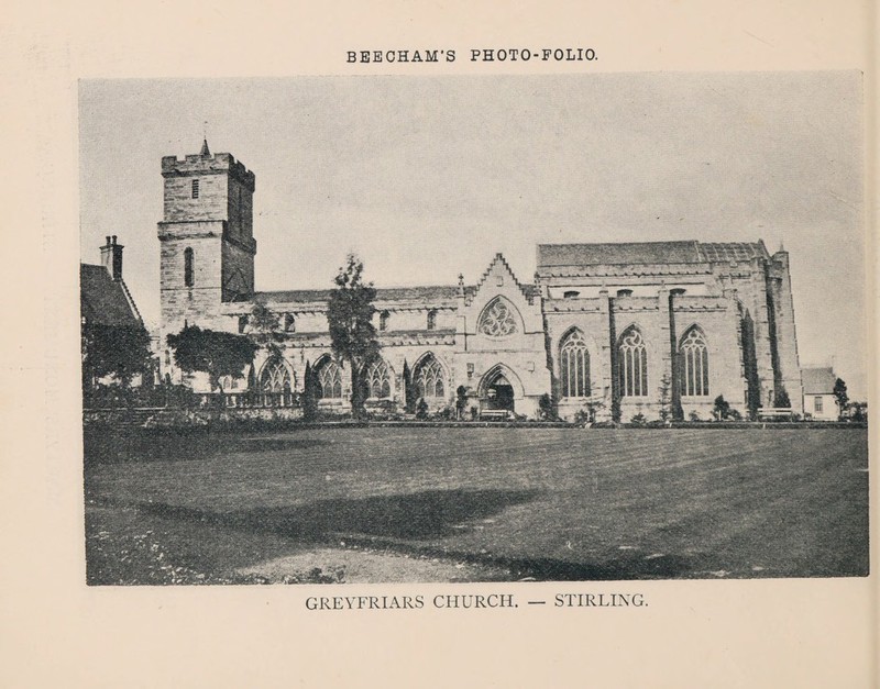 GREYFRIARS CHURCH. — STIRLING.