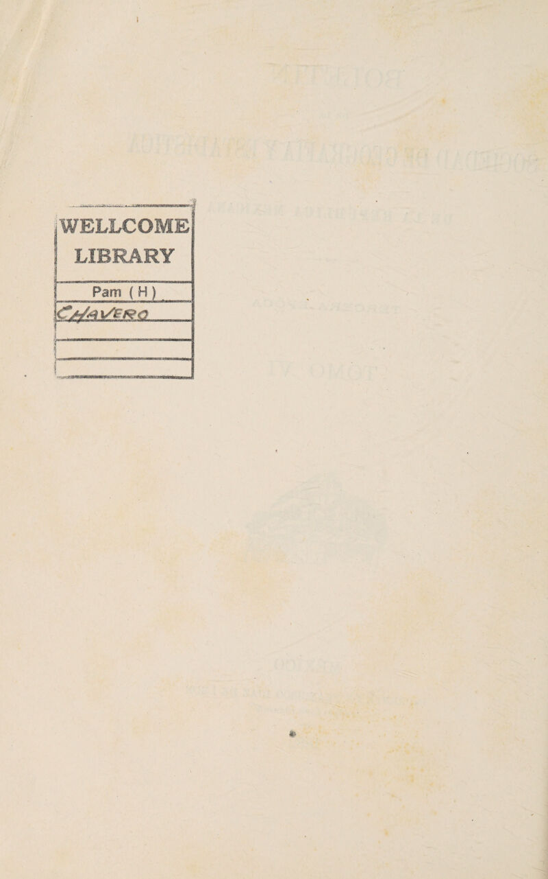 > ¡WELLCOME LIB'RARY Pam ( H) m