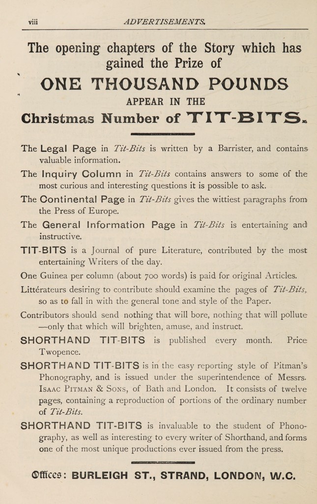 The Strand Magazine : an illustrated monthly. Vol. 1, no. 1