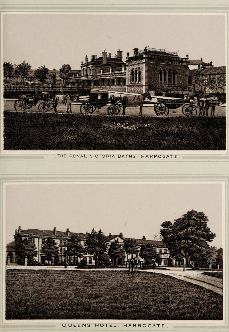 THE ROYAL VICTORIA BATHS, HARROGATE .