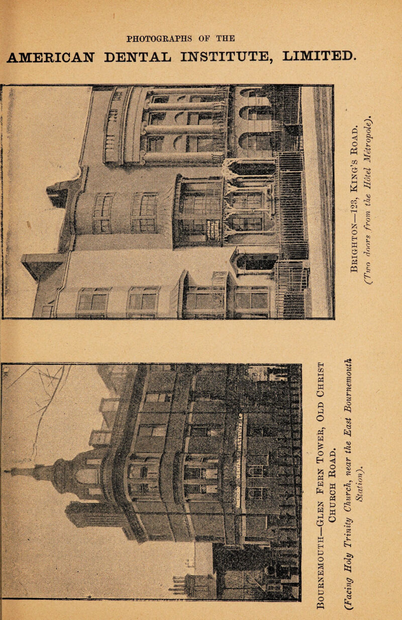 AMERICAN DENTAL INSTITUTE, LIMITED. EH m M « W Q P HI o M P ? . O P Eh p a Eh o a g 5 8 p O o p O P « P o k 3 o g SO 3 3 o K| HO Co <3 H e 3 i^T v 3 d HO •<S> 3 =0 3» r-O I1 • r* &