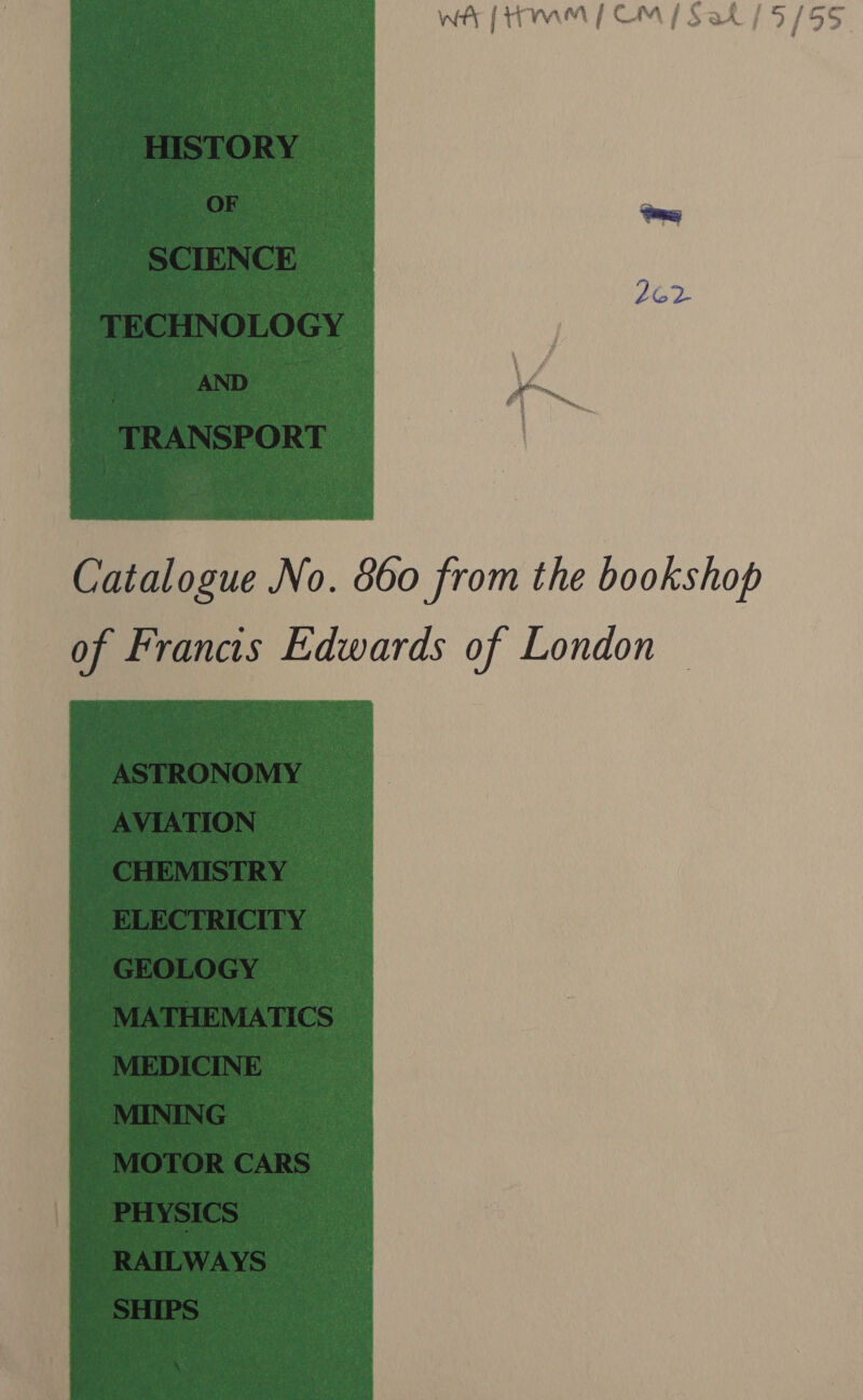  Catalogue No. 860 from the bookshop of Francis Edwards of London  wJ}