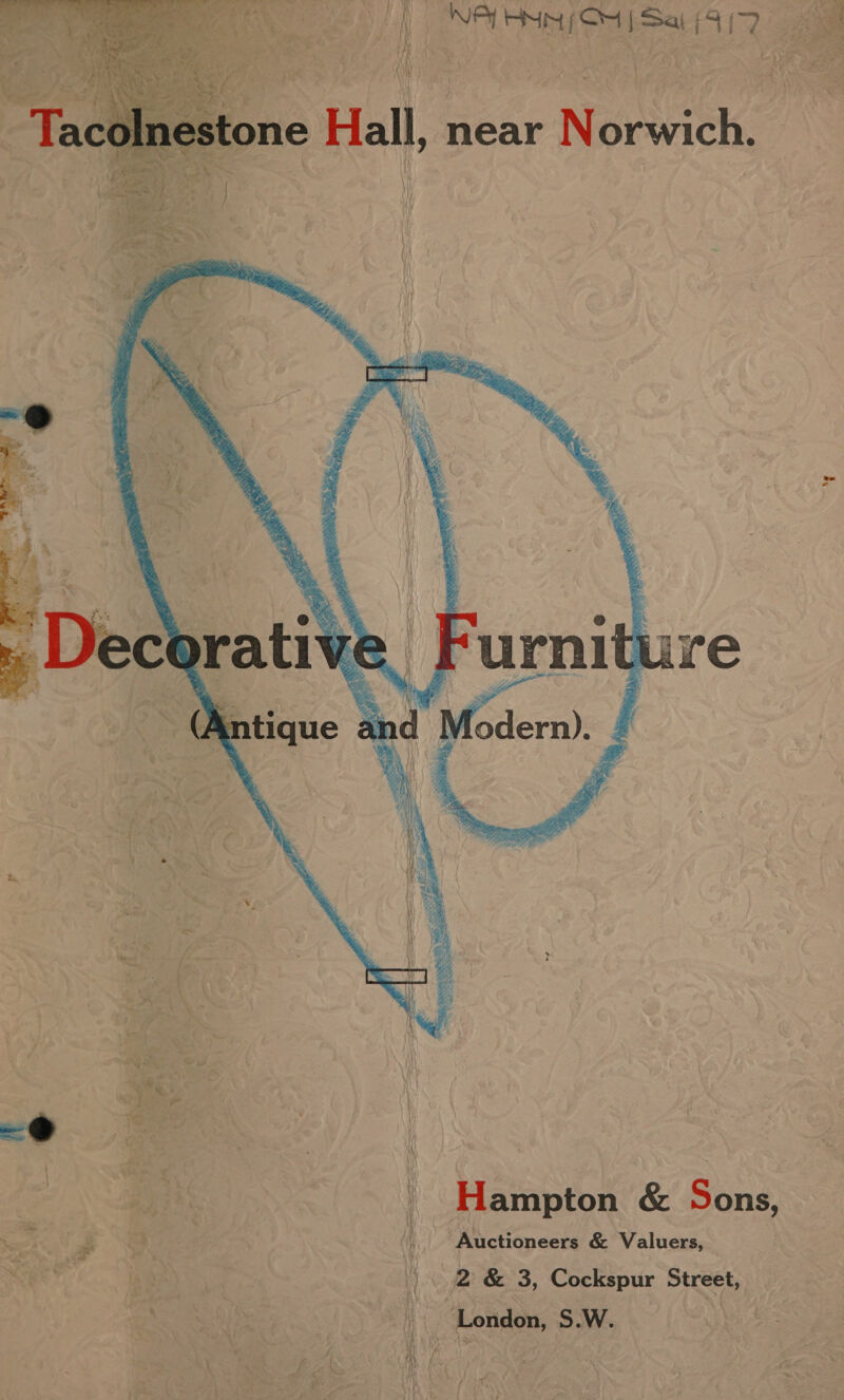    ae Modern). - | Auctioneers &amp; Valuers, London, S.W. s