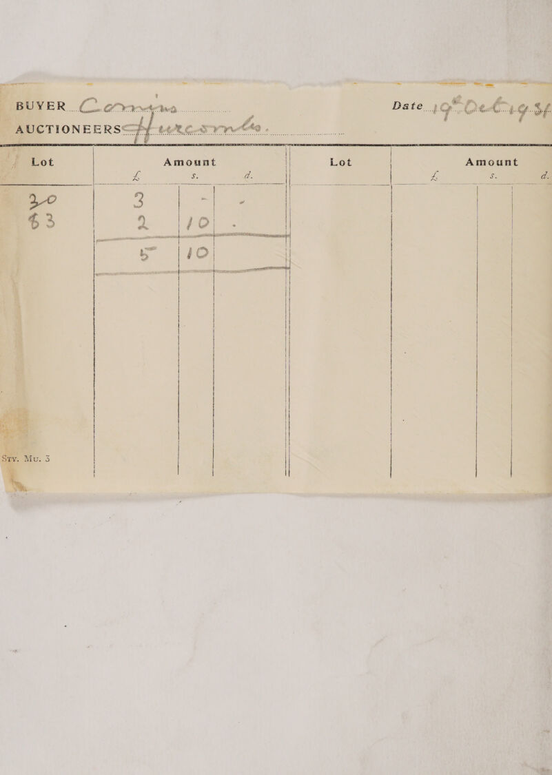    le Date) LOeg.Sf  Lot Amount   