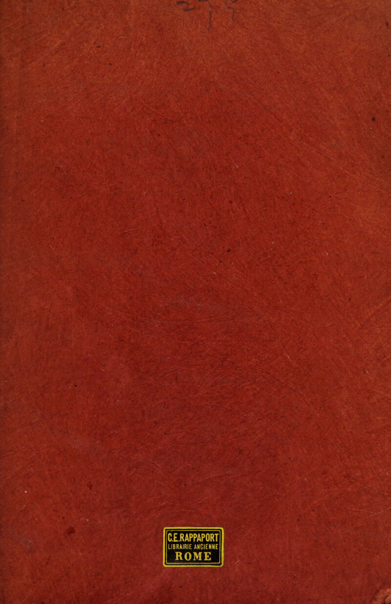 C.E.RAPPAPORT LIBRAIRIE ANCIENNE ROME