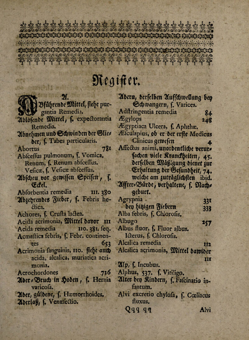 %•, v * j ». • / \ • ✓ \* / \ / S * / \ / \ * ✓ \ * r \* / N * / V ' / \ * / S * c \ \ / V * / V* ' \'/ \*/ S*/ V* / \ v«, *« . • t •® « © •• 0 •• ©“ ® ,©-,(*>*•,(&*• •*,©•* ö* *JS* ♦©♦ •/»•',©**,0 • •.0-®-®«*©* •@••0.«®..©..®»o«.©• SJcaifier. 3T> 3f%enbe Stiftet/ fie£e pur- gantia Remedij« Stbcrn, berfel&en SfuffcSweflung 6a; Schwängern, f. Varices. Adftringentia remedia 84 2tblöfenbe Stiftet, f, expedorantia /Egylops 248 Remedia. JEgyptiaca Ulcera, f Aphthae. ^btttftmenuubScbWtn&enber ©Ite* Ahculapius, ob er ber crf?e Medicus her, f* Tabes particularis. ClinicusgeWefen 4 Abortus 7S1 AiFeäus anim^unorbenrtic^e t>erur^ Abfcefliis pulmonum, f. Vomica, Renum, f* Renum abfcdTus. Vdicx, f4 Veficx abfedfus. 2(bfcheu vov gewiflen ©peifett , f, €cfet. Abforbentia remedia in. 380 2tbje§renbe6 Siebet/ f> Febris he- Agrypnia föchen viele Ärancffceiten, 4y* berfelben Steigung bienet jur (Erhaltung ber ©efunbfceif, 74* welche am jufräglichtfen ibid. 2(fffer*Q3ürbe, »erhaltene, f, Stach* gebürt. bep §t^tgeit Stebertt Alba febris, f, Chlorofis. dica. Achores, f. Cruftaladea. Acida acrimonia. Stiftet batJOt Iti Älbugo Acida remedia 110.381. feq. Albus fluor, f, Fluor albus. Acmaftica febris, f, Febr. contineh- tes 653 33* 333 257 lderus, f. Chlorofis. Alcalica remedia - ~ W Acrimoma fanguinis, 110. fie^e auch Alcalica acrimonia, soiifret 6awic.ee - acida, alcalica, muriatica acri- m monia. 2Jfp/ f. Incubus. Acrochordones 716 Alphus, 537* f4 Vitiügo. 2(ber*Q3nich in #oben, f«. Hernia 2(lter bep Äinbern, f.Fafcinatio in- varicofa. Tibet, gulbenc, f. Hxmorrhoides. überlaß, f, Venxfedio. fantum. Alvi exeretio chylofa, f. Coeliacus fluxus. Qqq qq Alvi