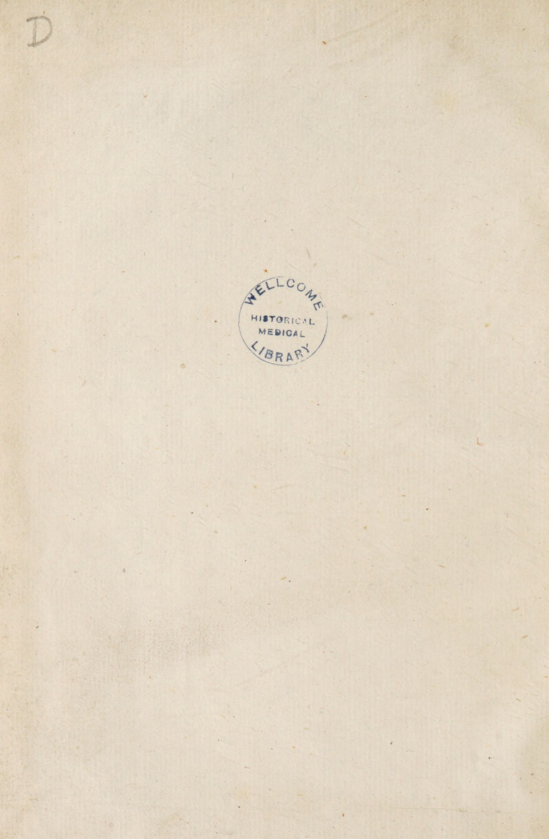 A HISTORICA L MEBIC/&L j v<. U I I \