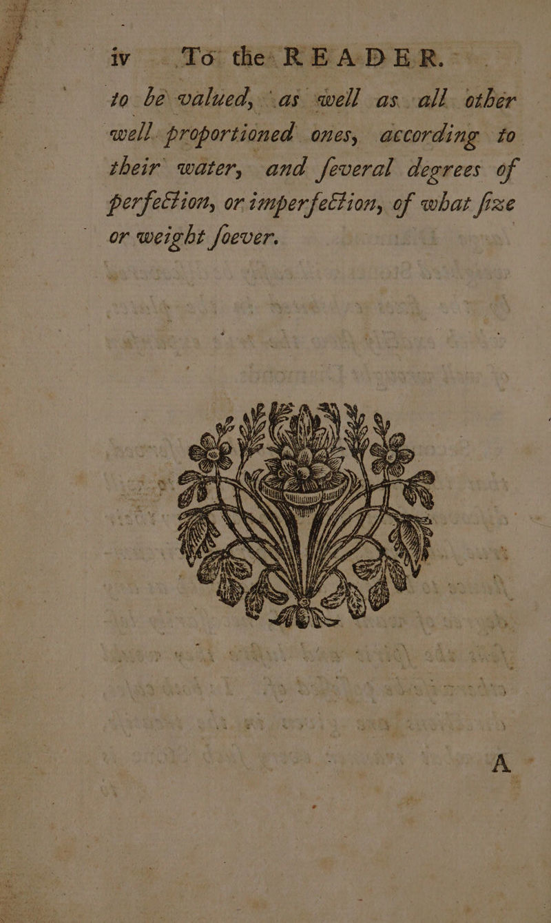 tO ba valued, as well as all sibier well. proportioned ones, according to their water, and feveral degrees of perfection, or imper fettion, f Eas f Be or weight foever.