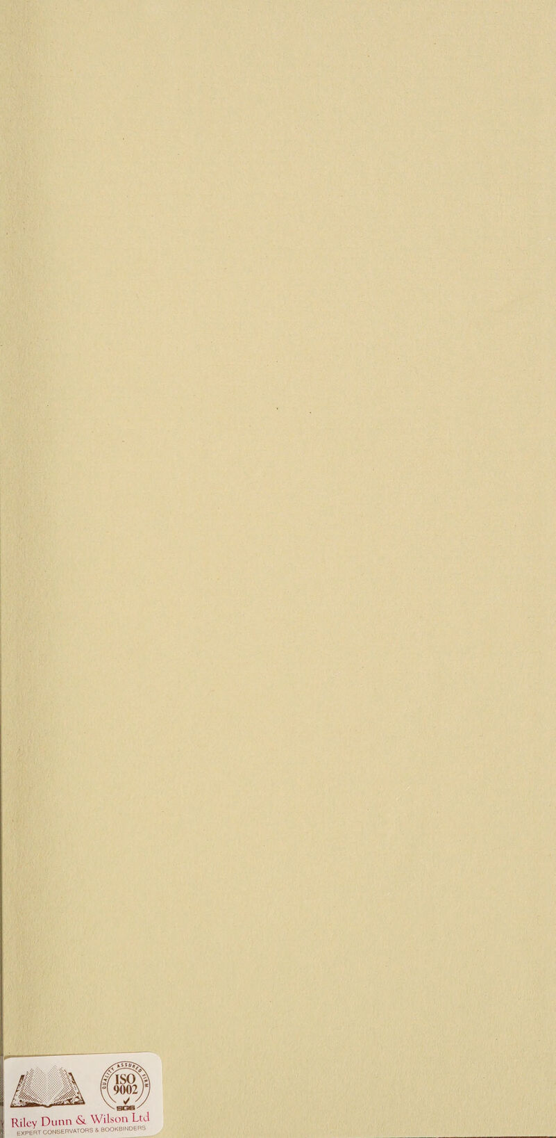 Dunn & Wilson Ltd T CONSERVATORS & BOOKBINDERS