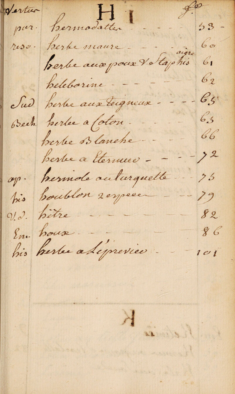 jêlSI/Ùat- H i /lc'$ O * /4o -/ / * si s* t «_ - 63 - /! G <Z> T s*-**»''Se- /<ïf,/’m* Ù> I i < 'I l * c/ccD ^C£^J(L </h ^ /SS^S £s *f' fa al * & -' &Z - ' £5 : <v> ; 4f vx - - ?6 ~ ^ - /£. jf 6' / ^ /